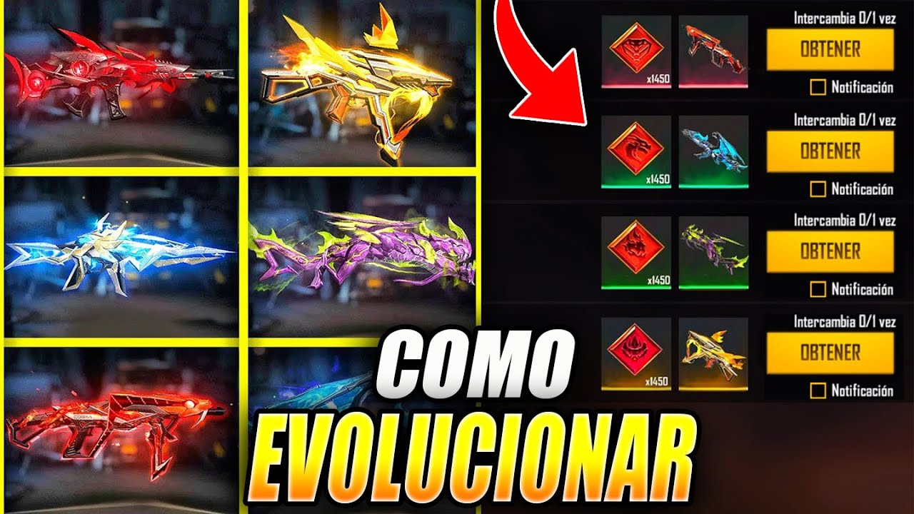 como obtener armas evolutivas en free fire guia completa y eficaz