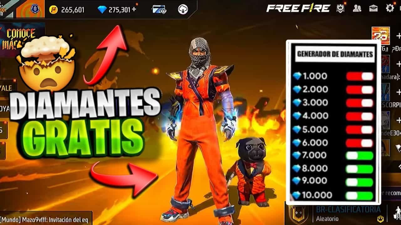 descubre los eventos especiales para conseguir diamantes en free fire
