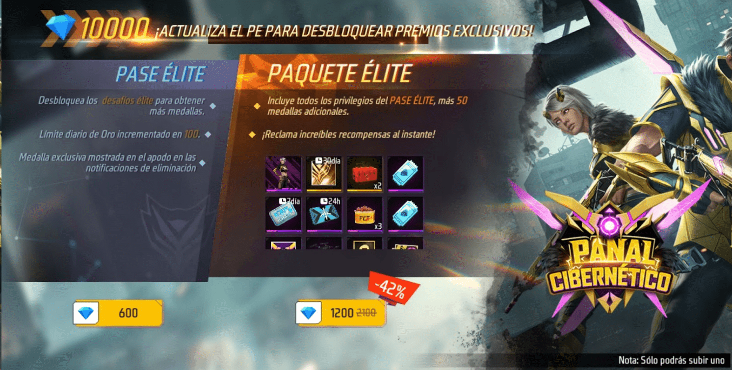 descubre que contiene el pase elite de free fire y gana ventaja en el juego